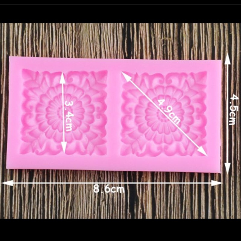 Square Flower Silicone Mold