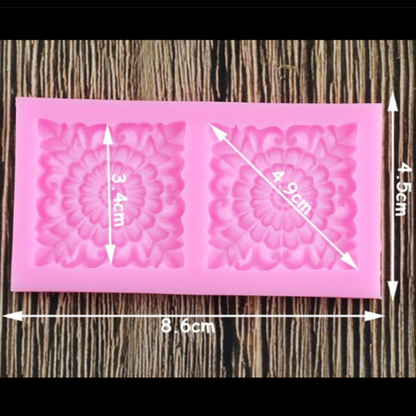 Square Flower Silicone Mold