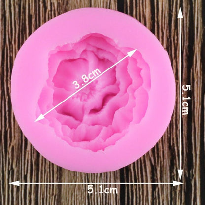 Gorgeous Peony Flower Soap Making Silicone Mold