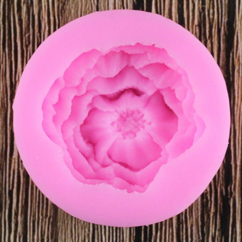 Gorgeous Peony Flower Soap Making Silicone Mold