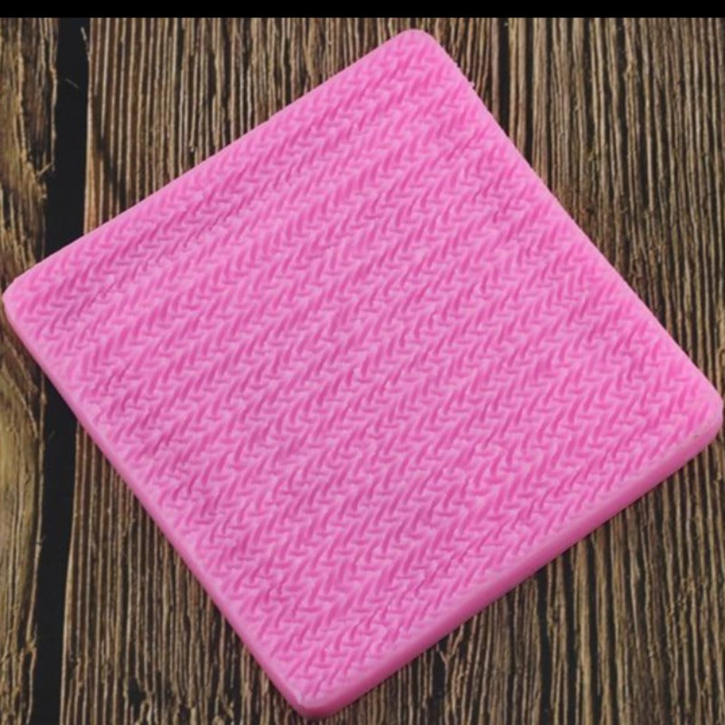 Knitted Pattern Decorative Silicone Mold