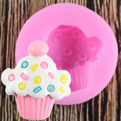 3D Cartoon Cupcake Mold