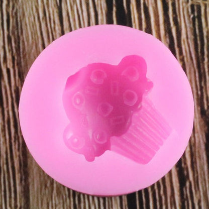 3D Cartoon Cupcake Mold