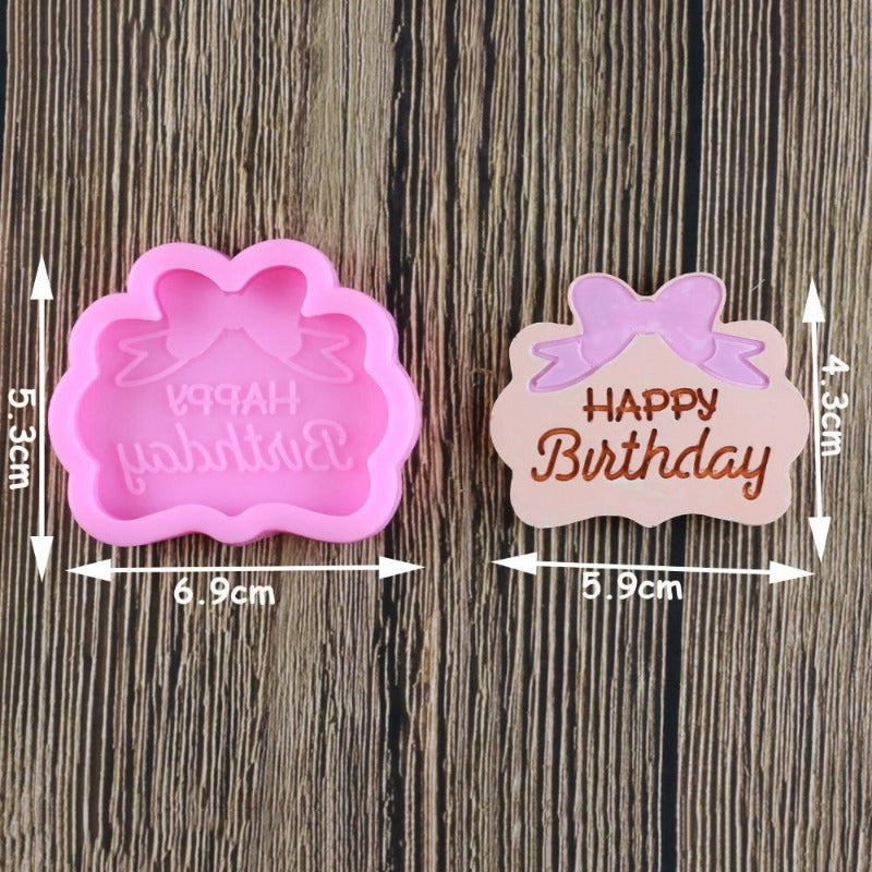 Happy Birthday Message Mold