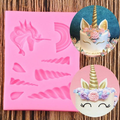 Assorted Unicorn Horns and Features Mold