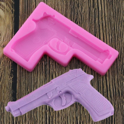 Cartoon Pistol Shape Mold