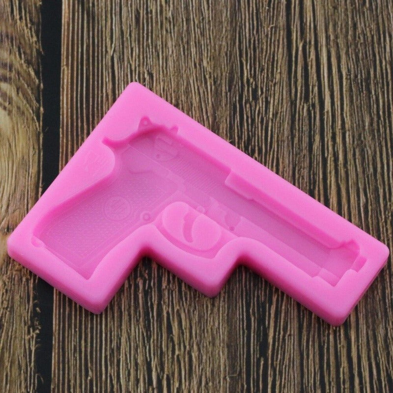 Cartoon Pistol Shape Mold