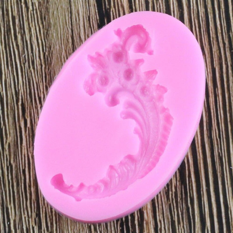 Rose Cake Border Silicone Mold