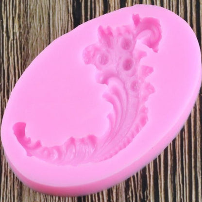 Rose Cake Border Silicone Mold