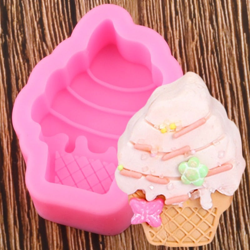 Simple Sundae Ice Cream Cone Mold