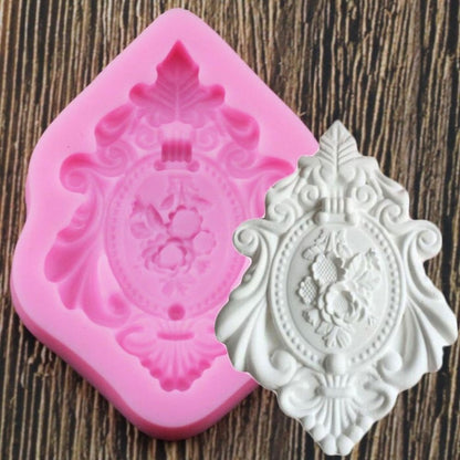 Floral Ornament Silicone Mold