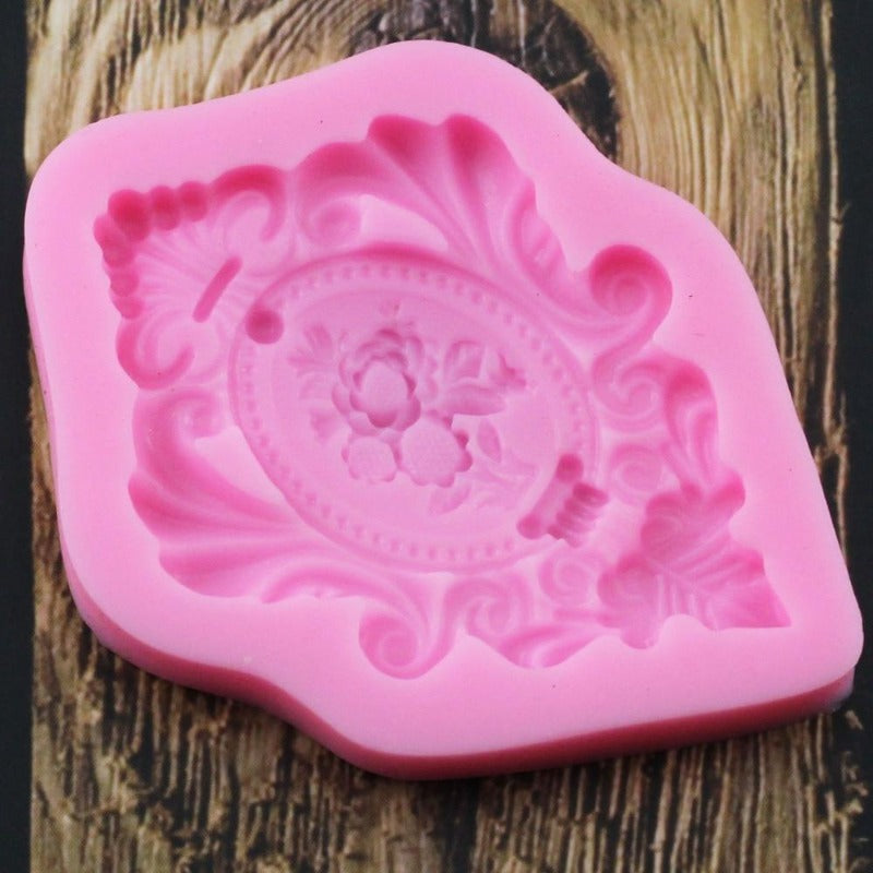 Floral Ornament Silicone Mold