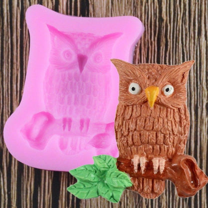 'Owl on a Branch' Silicone Mold