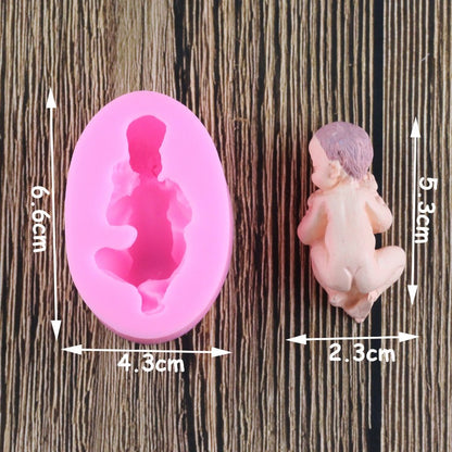 Sleeping Baby Silicone Mold