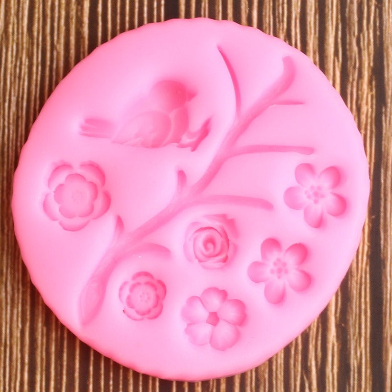 Bird Flower Tree Mold