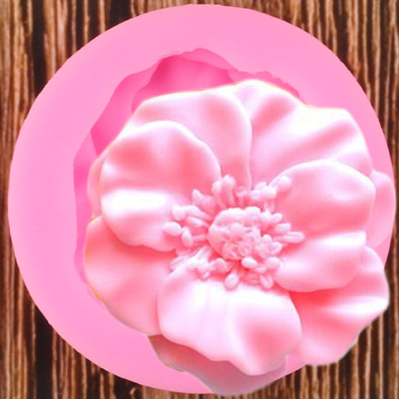 Wonderful Flower Bloom Decorative Silicone Mold