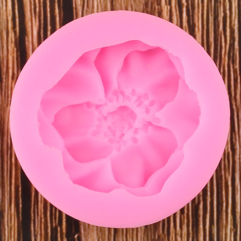 Wonderful Flower Bloom Decorative Silicone Mold