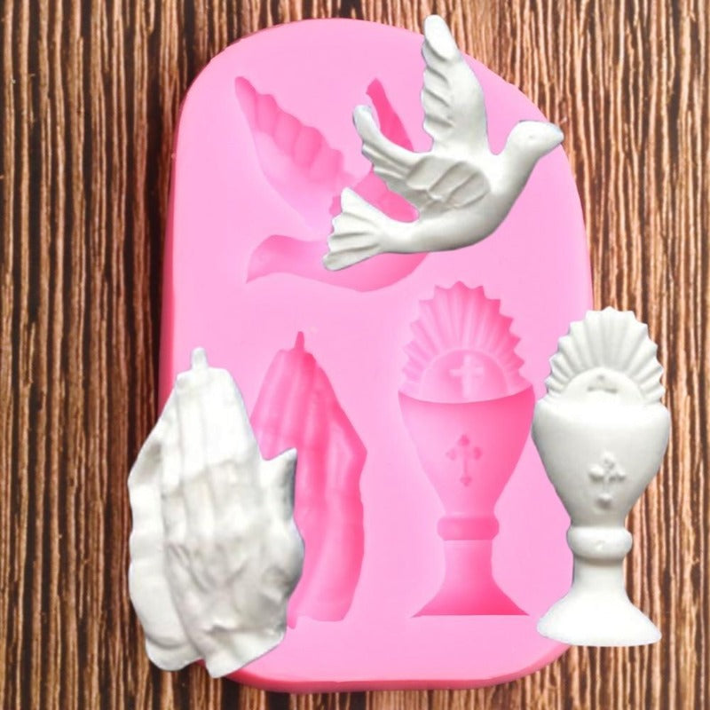 3D Dove and Statues Mold