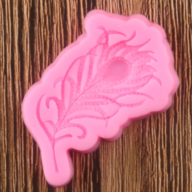 Extravagant Peacock Feather Silicone Mold