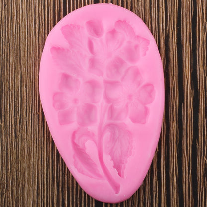 Luxurious Floral Scenery Border Silicone Mold