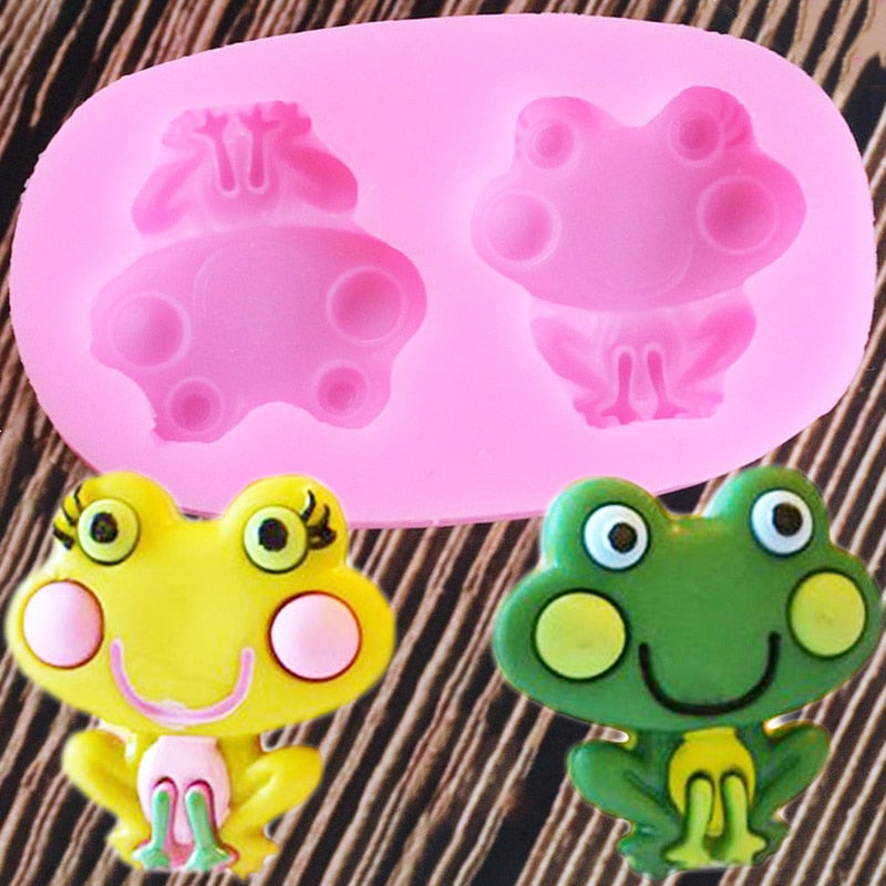 Cute Frogs Mold