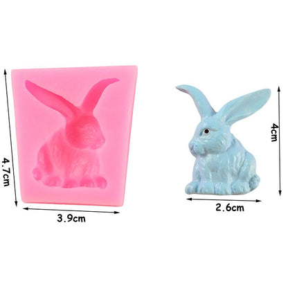 3D Floppy Rabbit Silicone Mold