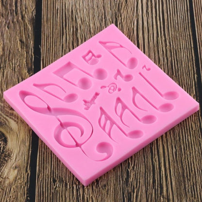 Music Notes Variety Silicone Mold Set