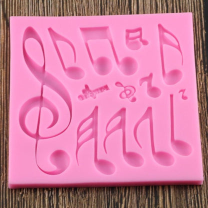 Music Notes Variety Silicone Mold Set