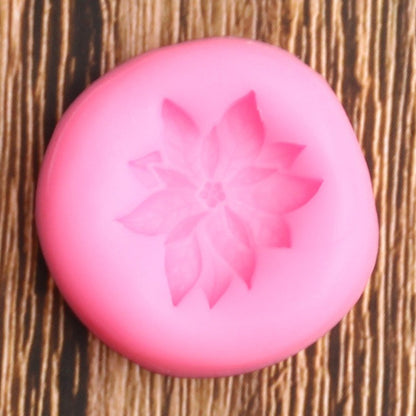 Single Elegant Poinsettia Flower Mold