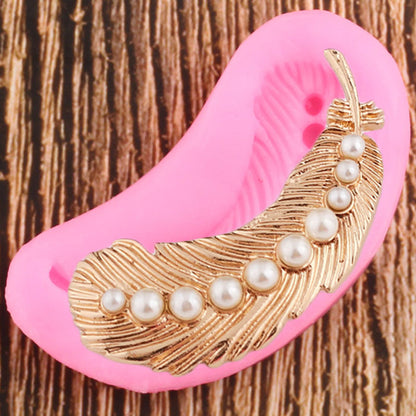 Luxurious Pearl Feather Silicone Mold