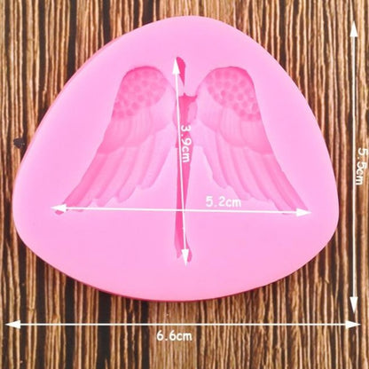 Large Angel with Wings Silicone Mold