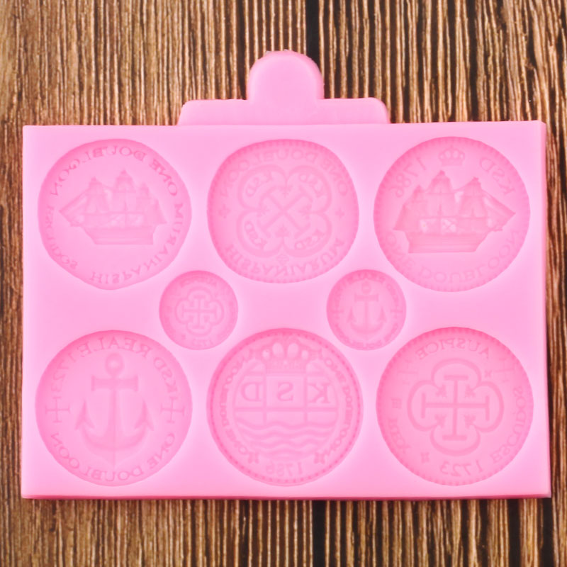 Vintage Treasure Coins Silicone Mold