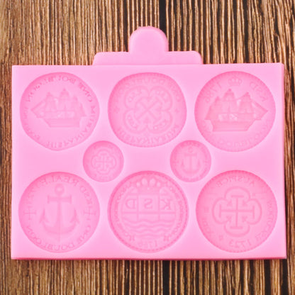 Vintage Treasure Coins Silicone Mold