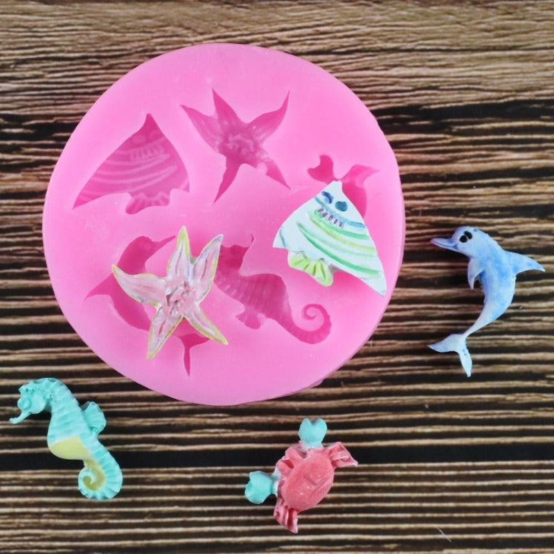 Aquatic Sea Creatures Mold