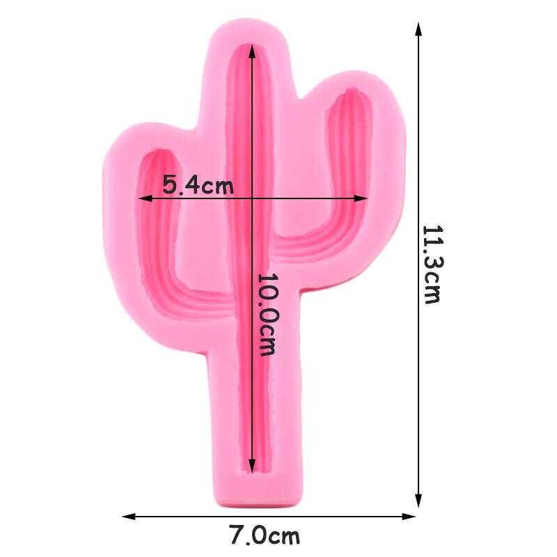 3D Cactus Plants Mold