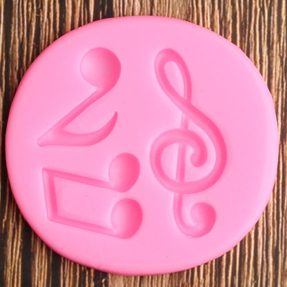 Music Note Trio Silicone Molds