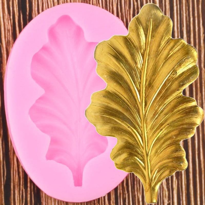 Beautiful Border Leaves Silicone Mold