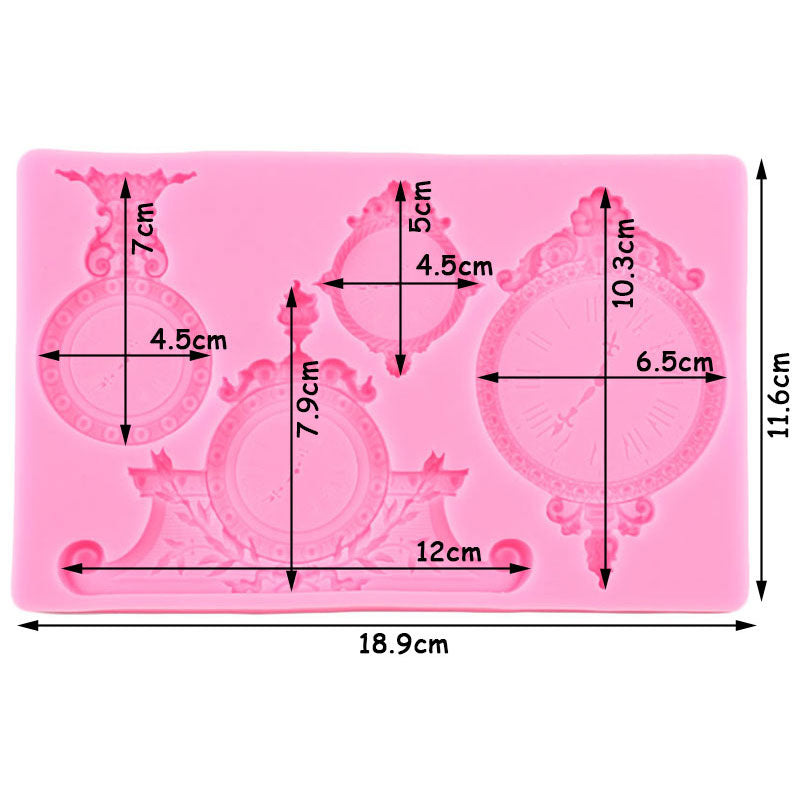 Elegant Clock Silicone Mold