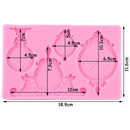 Elegant Clock Silicone Mold