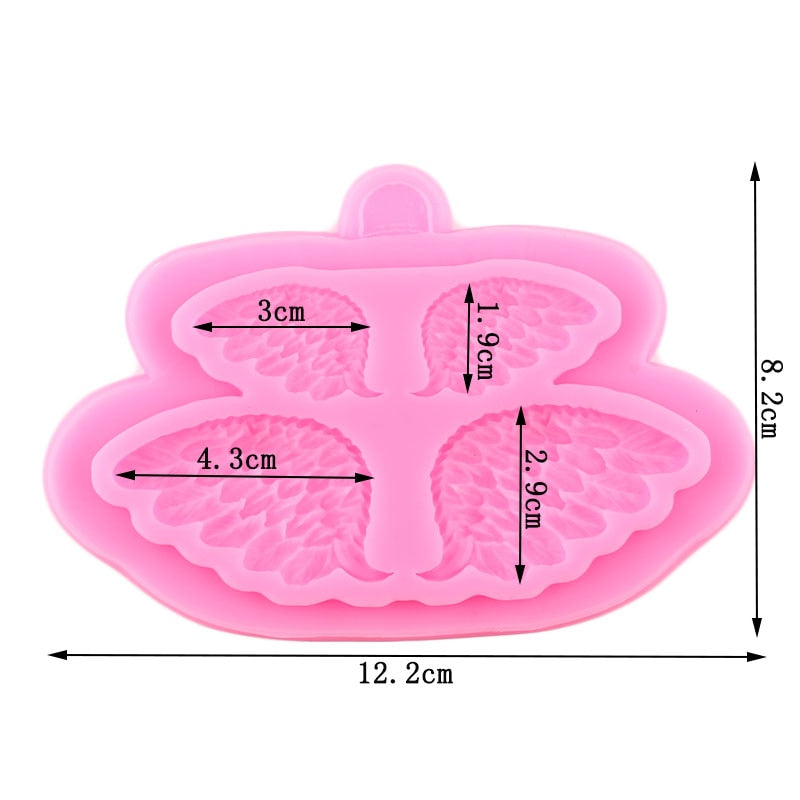 3D Angel Wings Mold