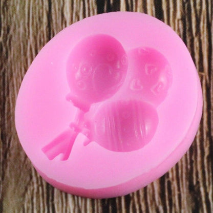 Three Balloons Silicone Mold