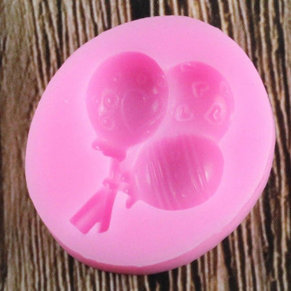 Three Balloons Silicone Mold