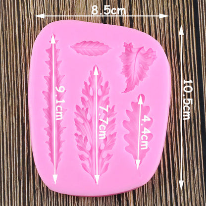 Assorted Leaves Silicone Mold