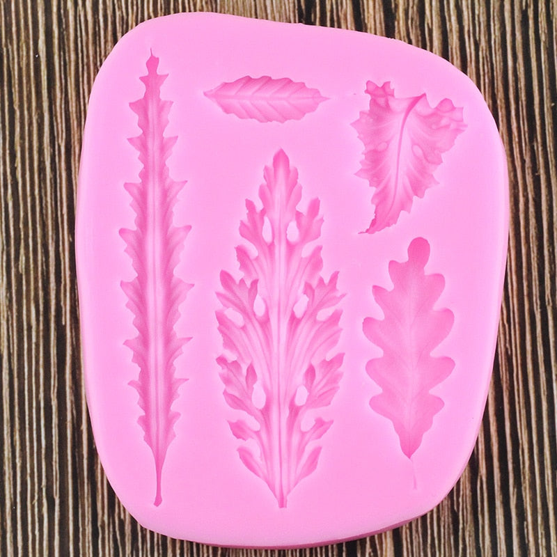 Assorted Leaves Silicone Mold