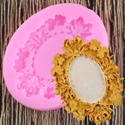 Elegant Mirror Frame Silicone Mold