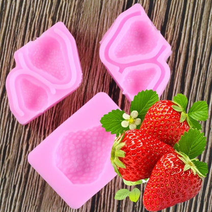 3 Piece Strawberry Mold