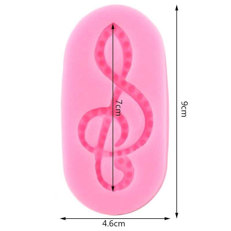 Treble Clef Music Note Silicone Mold