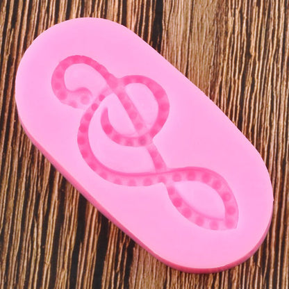 Treble Clef Music Note Silicone Mold