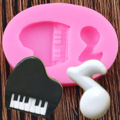 Musical Notes Piano Mold