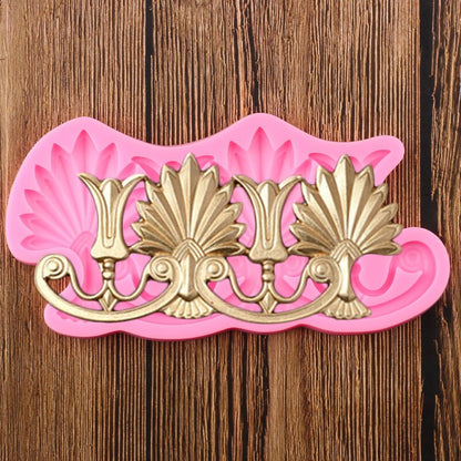 Vintage Leaves Cake Border Mold